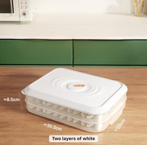 صندوق تنظيم الثلاجة بغطاء