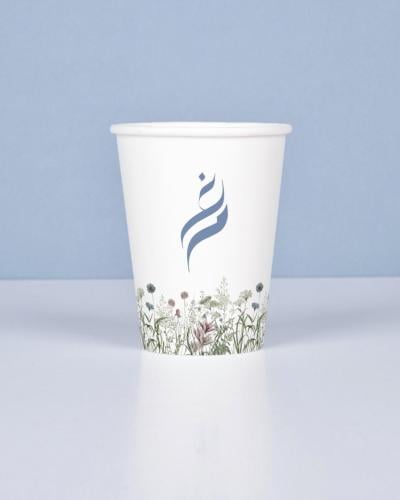 بكج 12 فنجال قهوة ( 4 OZ ) - الثيم حسب الطلب