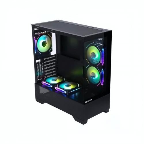 Egeira Eclipse / ARGB / 5 Fans / Remote / Black كي...