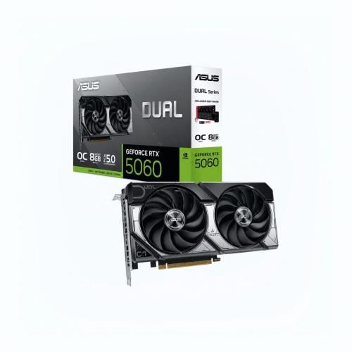 كرت شاشة أسوس RTX 5060 دوال أو سي بسعة 8 جيجا بايت...