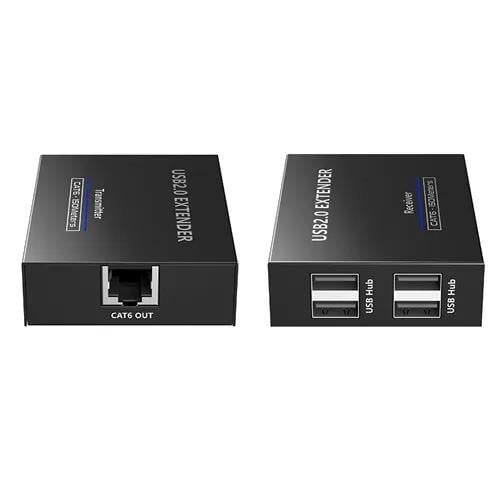 محول امتداد / LENKENG USB 2.0 EXTENDER 4 PORTS 150...