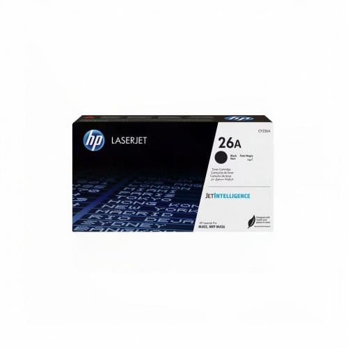 حبر طابعة اتش بي 26A أسود / HP 26A Black Toner