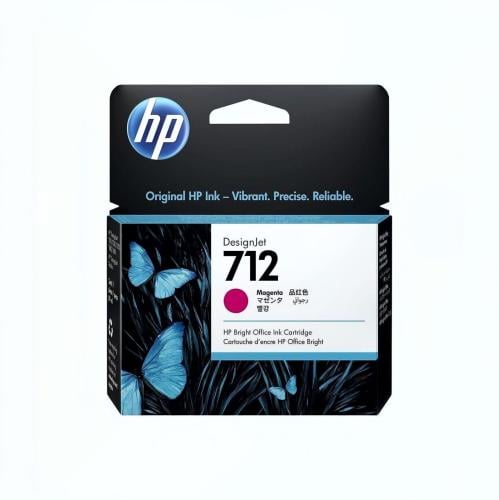 حبر طابعة اتش بي 712 أحمر / HP 712 Magenta DesignJ...
