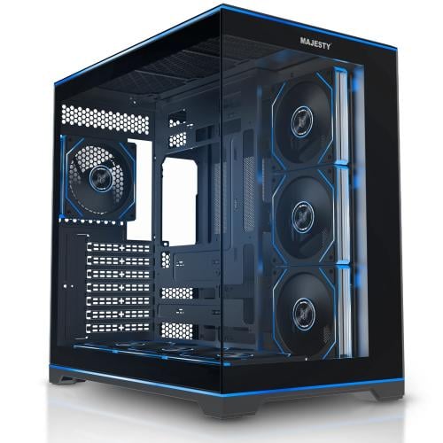 Majesty Orion 7Fans ARGB / كيسة كمبيوتر / أسود