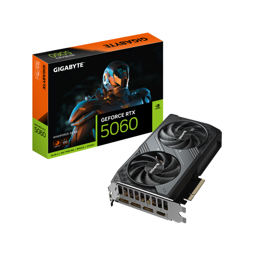 كرت شاشة جيجابايت RTX 5060 ويند فورس أو سي بسعة 8...