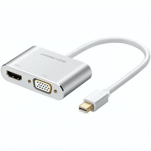 UGREEN Mini DP To HDMI + VGA Converter Silver 2042...