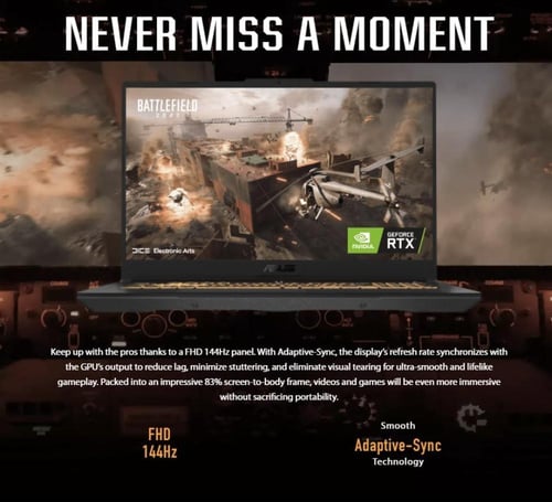 ASUS TUF Gaming F15 FX507 / Core i7-13620H / RTX 4...