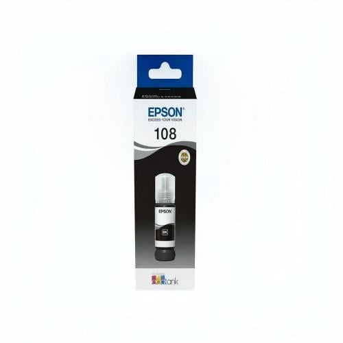 EPSON C13T09C14A EcoTank 108 أسود - عبوة حبر أصلية