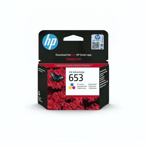 حبر طابعة اتش بي 653 ملون / HP 653 Tri-color Advan...