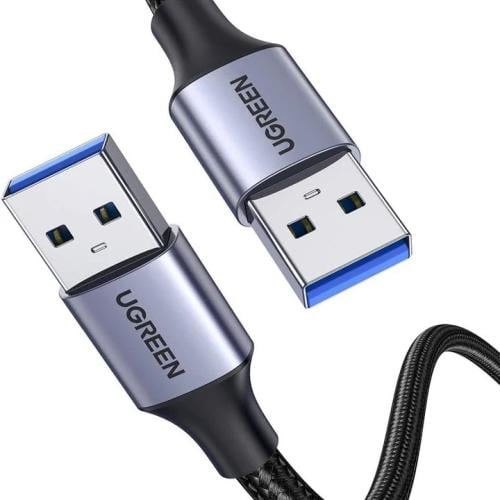 كيبل يو جرين USB-A إلى USB-A ألومنيوم مضفر / 0.5 م...