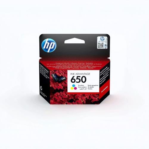 حبر طابعة اتش بي 650 ملون / HP 650 Tri-color