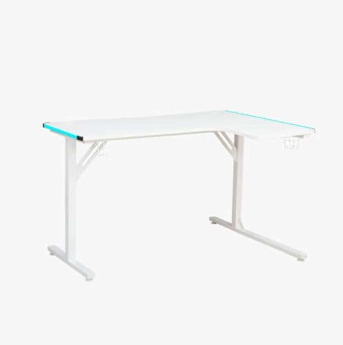 طاولة ألعاب سبير 140 سم RGB بيضاء / SPEAR Gaming D...