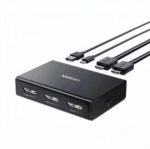 UGREEN HDMI SPLITTER 40201 / 1 IN 2 OUT / 4K / UK...