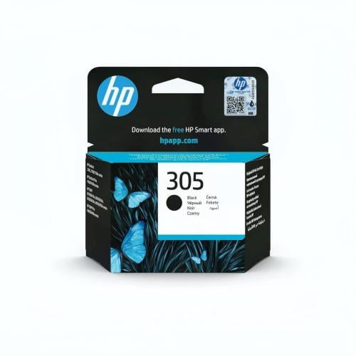 حبر طابعة اتش بي 305 أسود / HP 305 Black Ink Cartr...