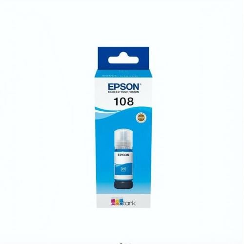 EPSON C13T09C24A EcoTank 108 سماوي - عبوة حبر أصلي...