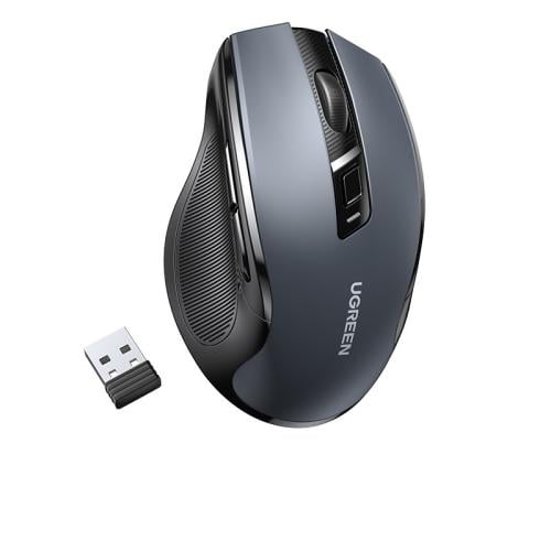 UGREEN ERGONOMIC WIRELESS MOUSE GREY 15508
