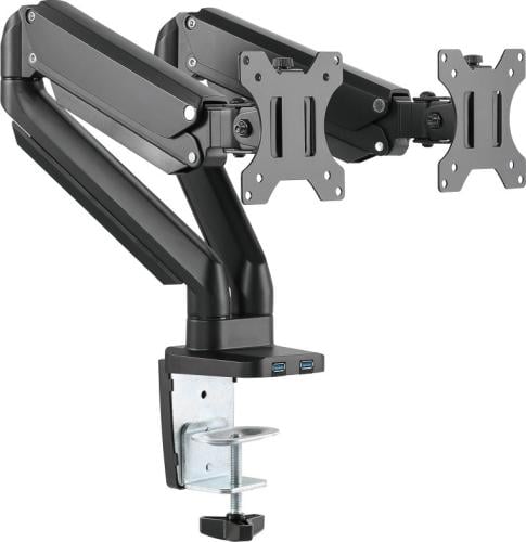 TWISTED MINDS PREMIUM DUAL MONITOR ARM 17" TO 32"...