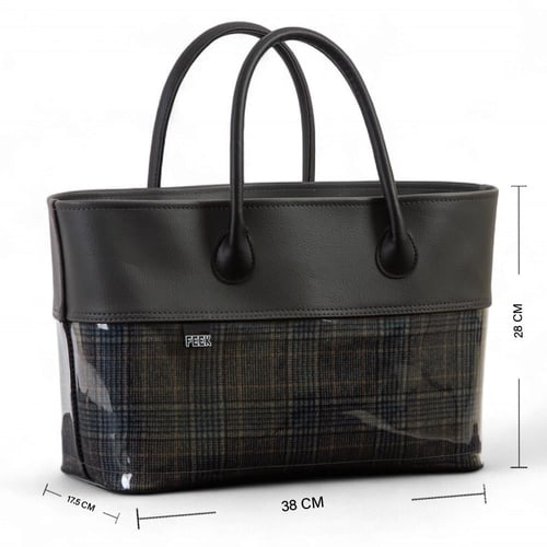 سلة المواسم رصاصي كاروهات