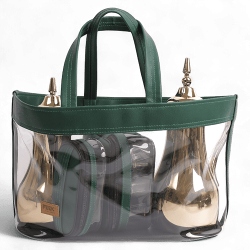 سلة الحرمين كبيرة أخضر ملكي