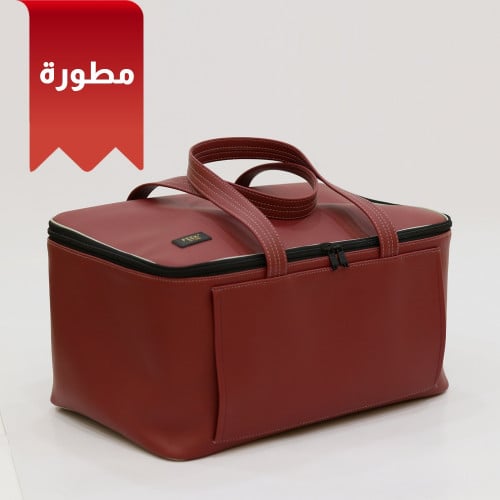 شنطة عزبة الكرم عنابي مطورة