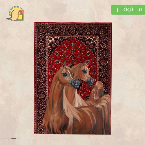 سجادة حمراء "خيل"