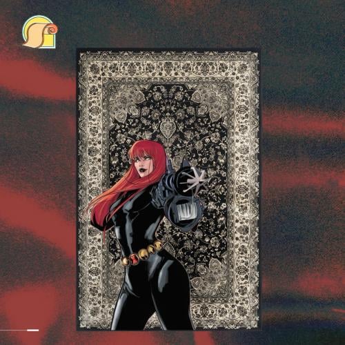 سجادة و جدارية "Black widow"