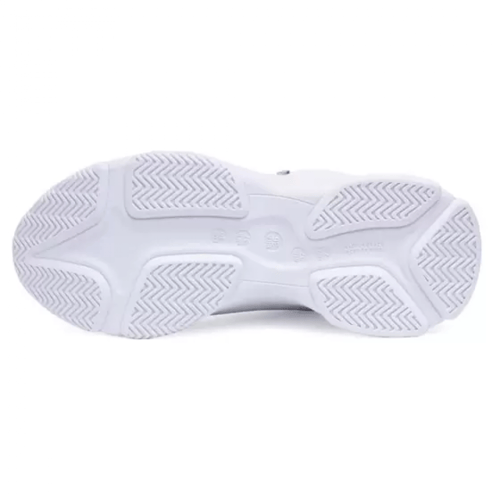 حذاء رياضي برازيلي ابيض مع دهبي