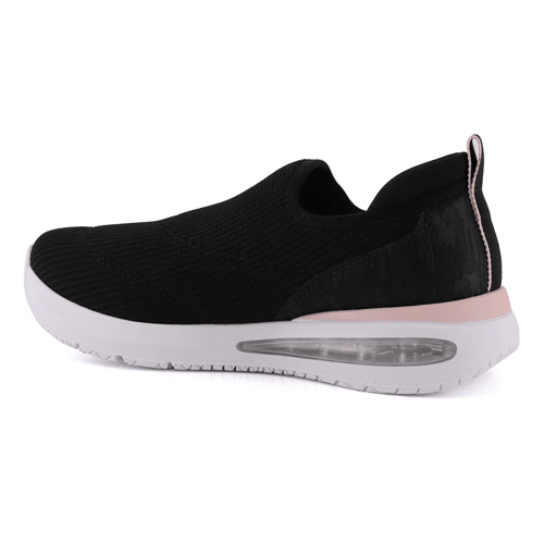 حذاء رياضي برازيلي اسود مع ابيض فلات