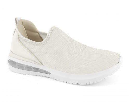 حذاء رياضي برازيلي اوف وايت فلات