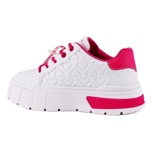 حذاء رياضي برازيلي ابيض مع بينك