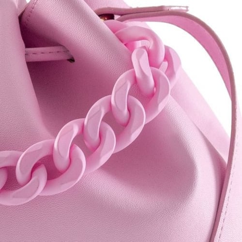 شنطة بينك نسائية بربطة