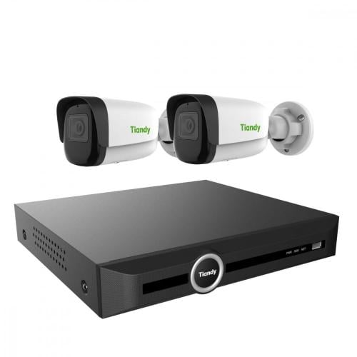 عدد 2 كاميرا شبكية 8 ميجـا 50 متر مع جهاز تسجيل 5...