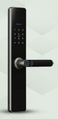 قفل باب خشب ذكي