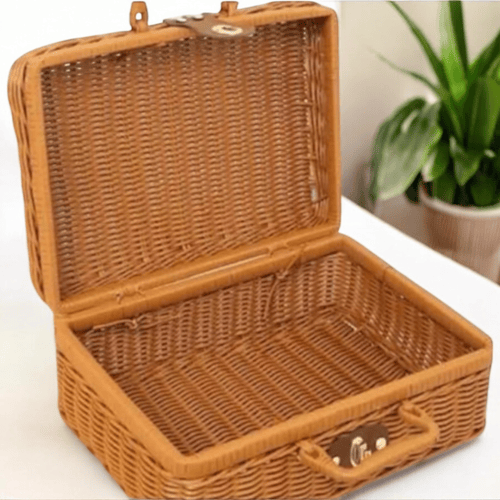 حقيبة خوص لتقديم الهدايا والتوزيعات