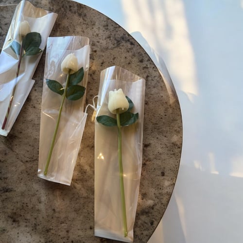 شموع التوليب جاهزه بالتغليف