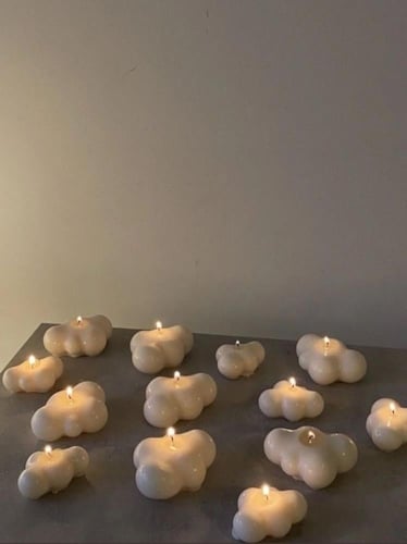 شموع غيمة للتوزيعات( 12)حبة