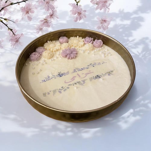 شمعه دائريه بعباره