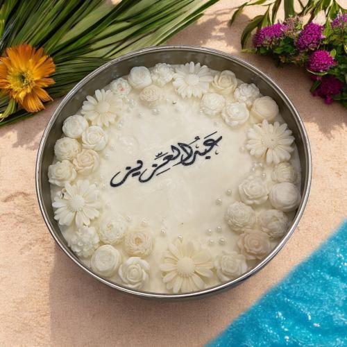 شمعة استقبال بإسم البيبي