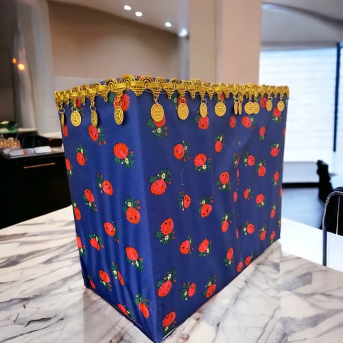 سلة شعبي أزرق