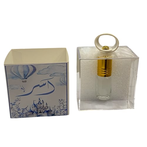 علب توزيعات مع مسك وثيم 12 حبة