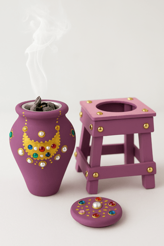 مبخرة تراثية بنفسجي