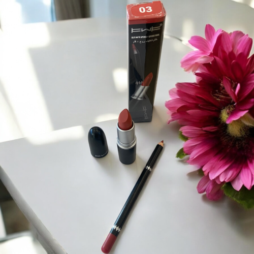 طقم شفايف روج+ قلم