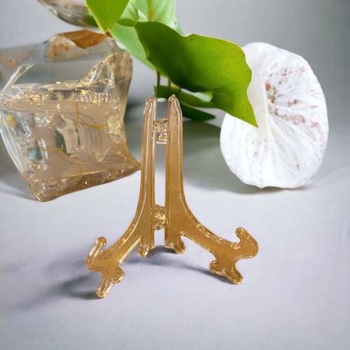 قواعد اكرلك حجم وسط شفافا 12 حبة