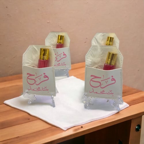 توزيعة جيوب الجلد مع مسك 12 حبه