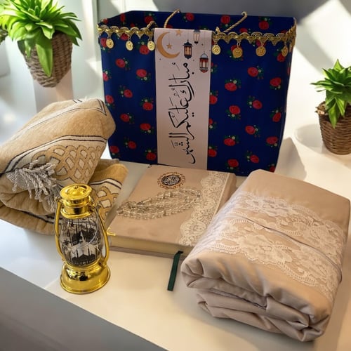 سلة رمضانية متكاملة هدايا 6 قطع