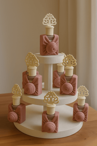 فلين توزيعات ثلاث ادوار دائري حجم كبير