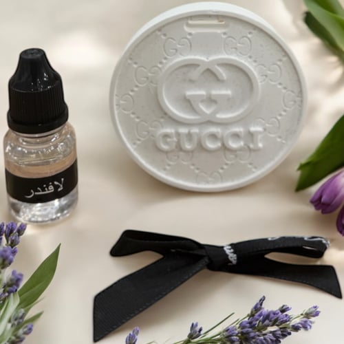 توزيعات تعليقة الحجر العطري باللافندر