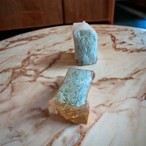 قصاصة ورقيه سماوي حبة واحده