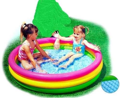 حوض سباحة استحمام قابل للنفخ للأطفال للعب بالماء