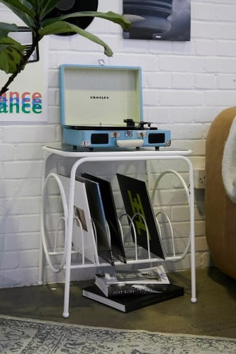 Crosley Cruiser Turquoise Deluxe Portable Turntabl...